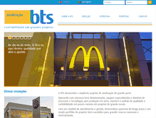 Tablet Screenshot of bts.com.br